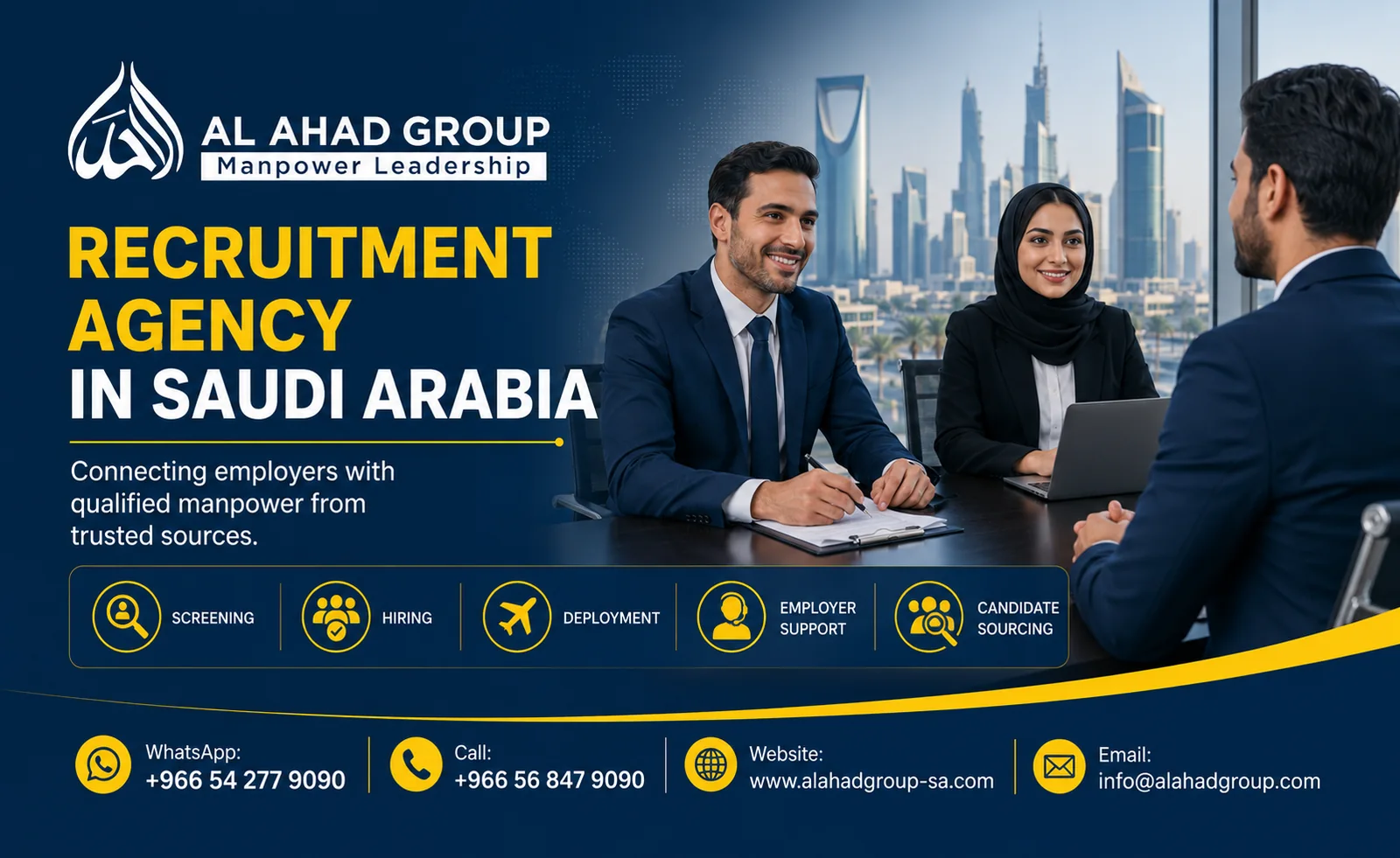 AL AHAD GROUP Saudi recruitment support team supporting employers in Red Sea, Saudi Arabia