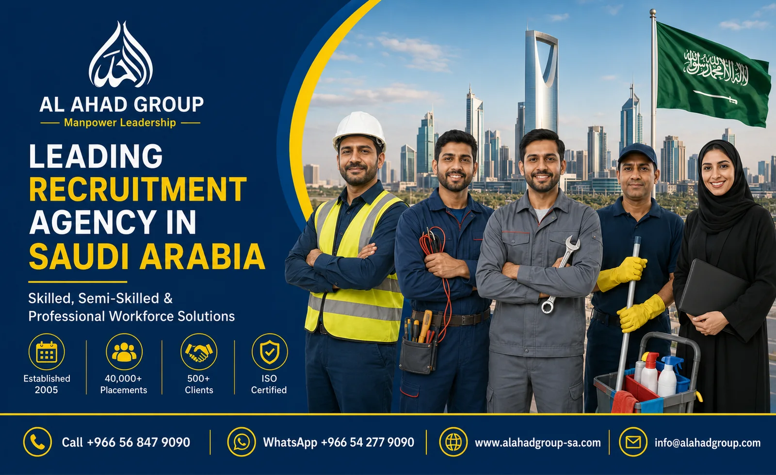AL AHAD GROUP workforce service delivery team supporting employers in Red Sea, Saudi Arabia